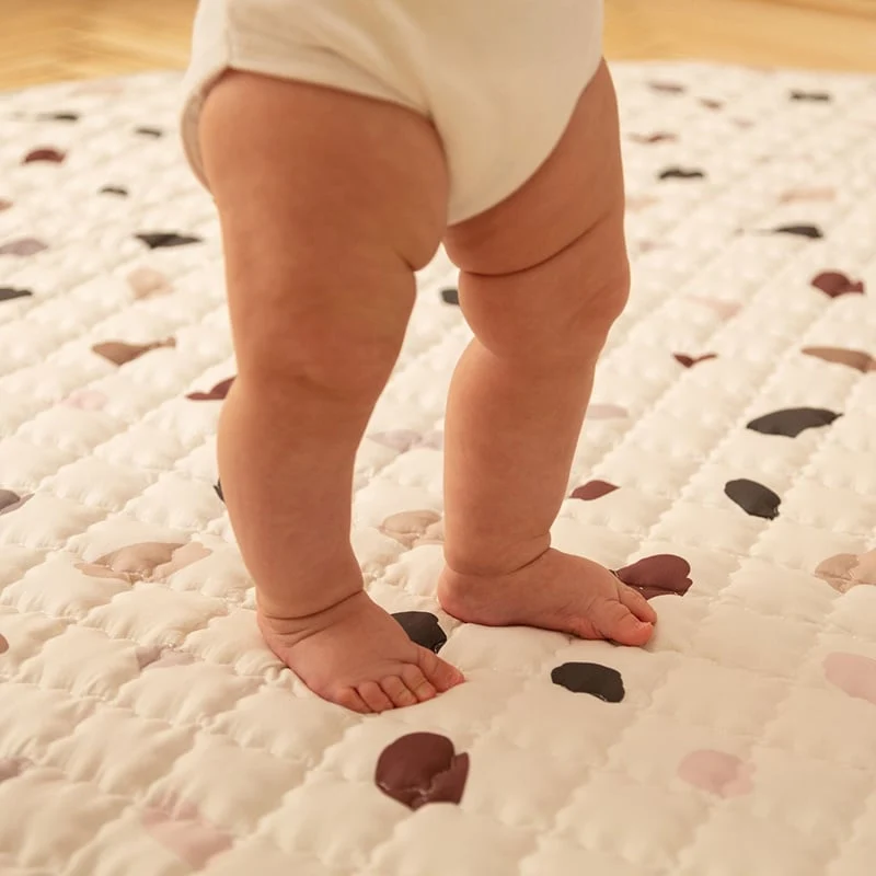 Spielteppich Baby Rund - Noa Konfetti Bunt