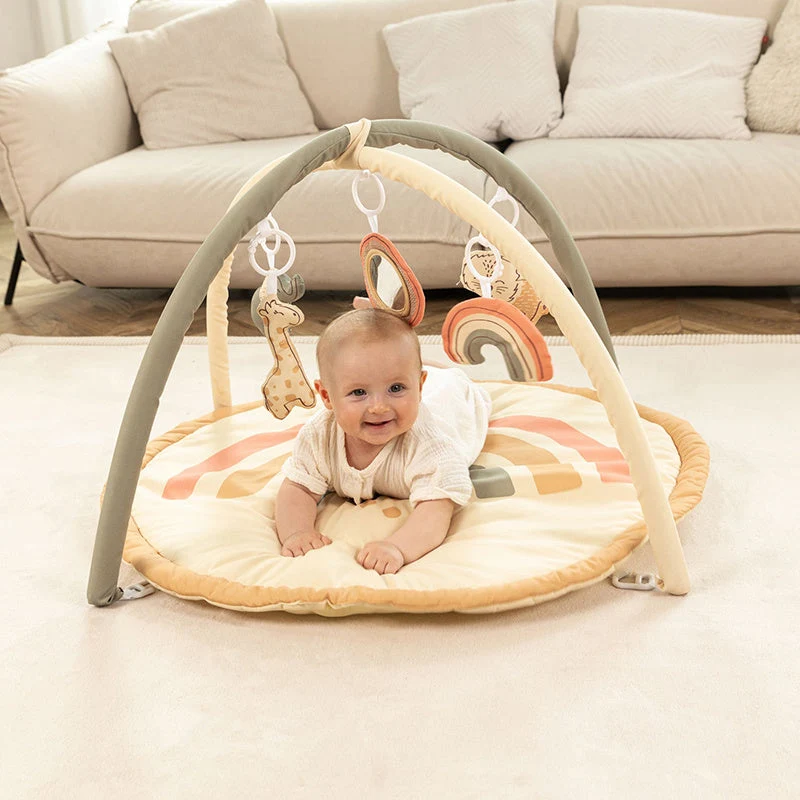 Babygym Spielmatte - Jungle Regenbogen Bunt