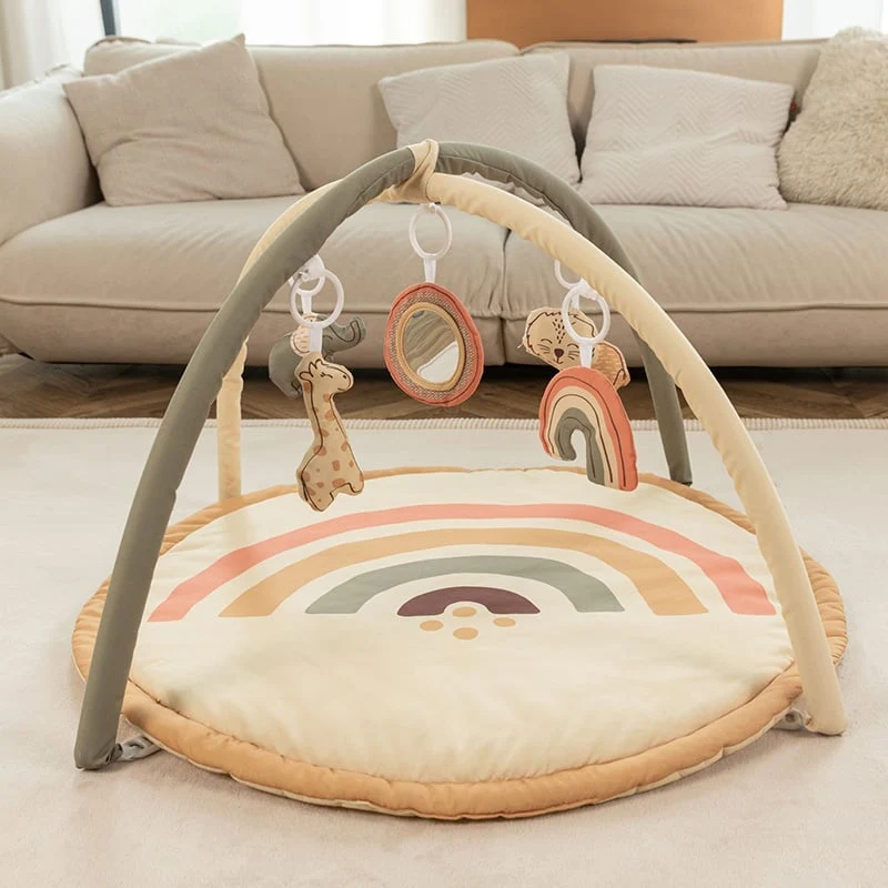 Babygym Spielmatte - Jungle Regenbogen Bunt
