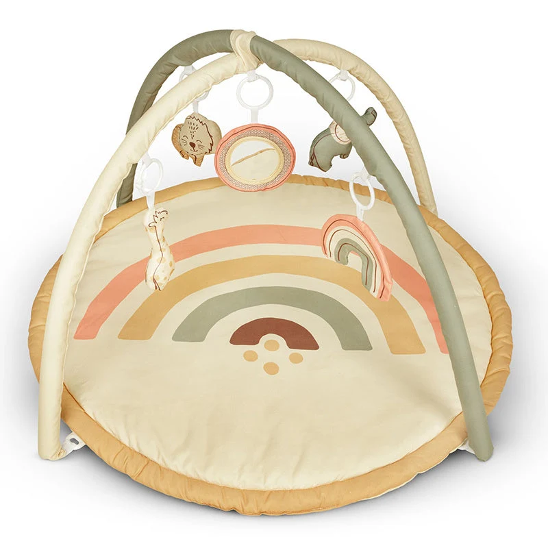 Babygym Spielmatte - Jungle Regenbogen Bunt