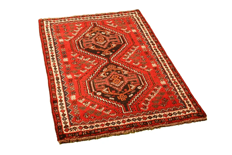 Shiraz · Handgeknüpft – Rot, 120x81 cm