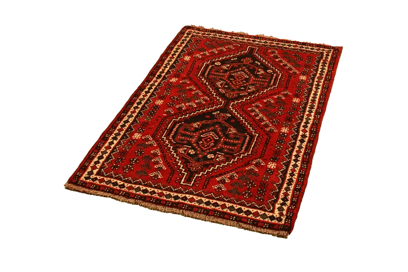 Shiraz · Handgeknüpft – Rot, 120x81 cm