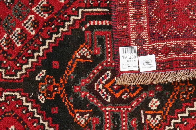 Shiraz · Handgeknüpft – Rot, 120x81 cm