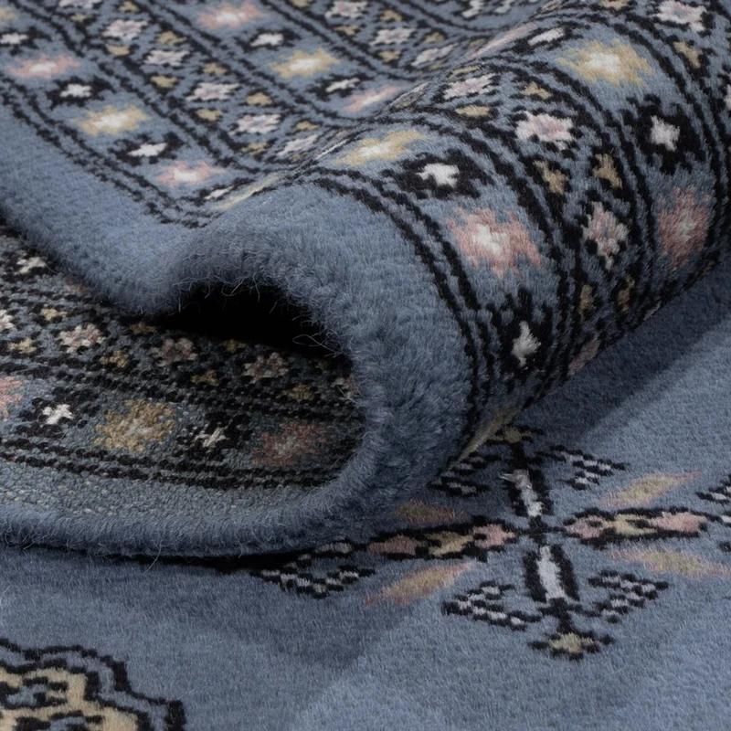 Buchara Teppich 240x341cm - Orientteppich - blau