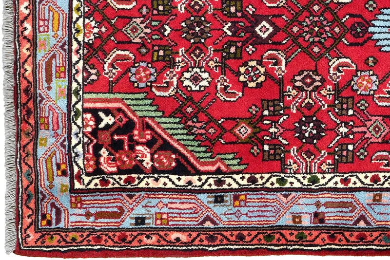 Assadabad · Handgeknüpft – Rot, 195x83 cm