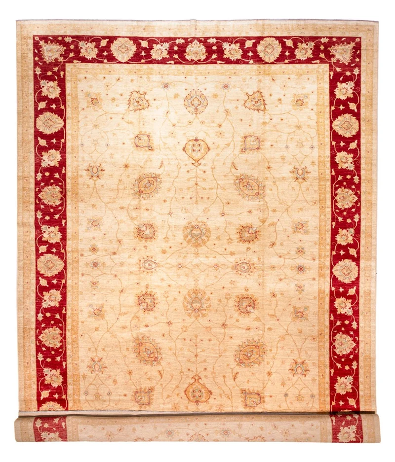 Ziegler Teppich 394x584cm - Orientteppich - beige