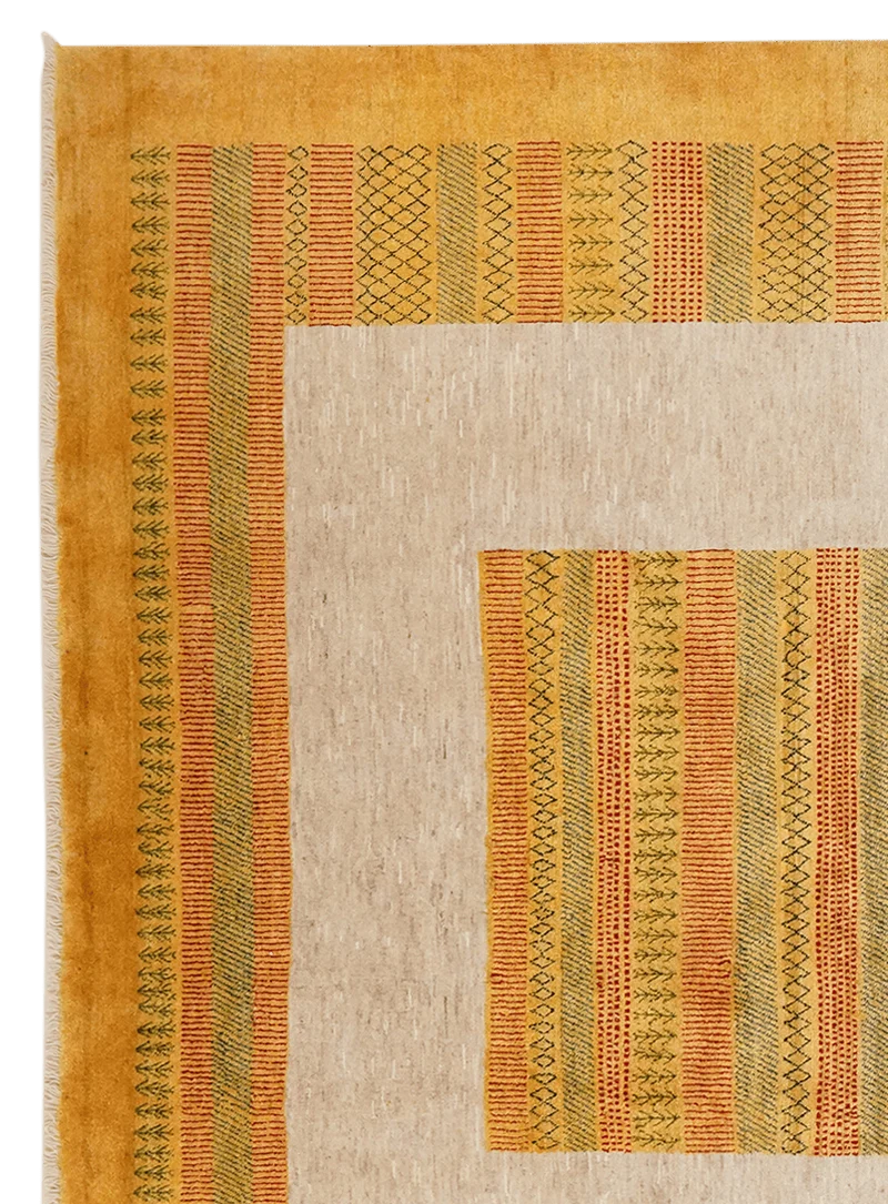 Rizbaf · Handgeknüpft – Gelb, 337x252 cm