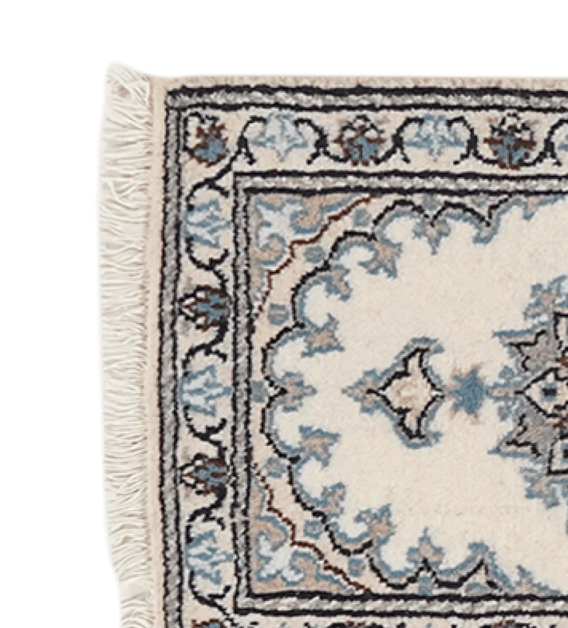 Nain 12La · Handgeknüpft – Beige, 61x40 cm