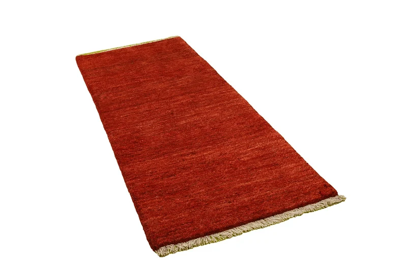 Gabbeh · Handgeknüpft – Rot, 199x79 cm