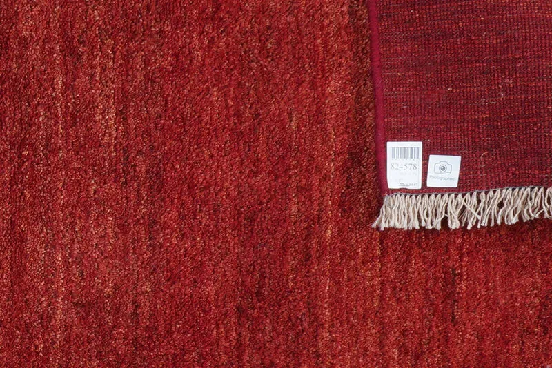Gabbeh · Handgeknüpft – Rot, 199x79 cm