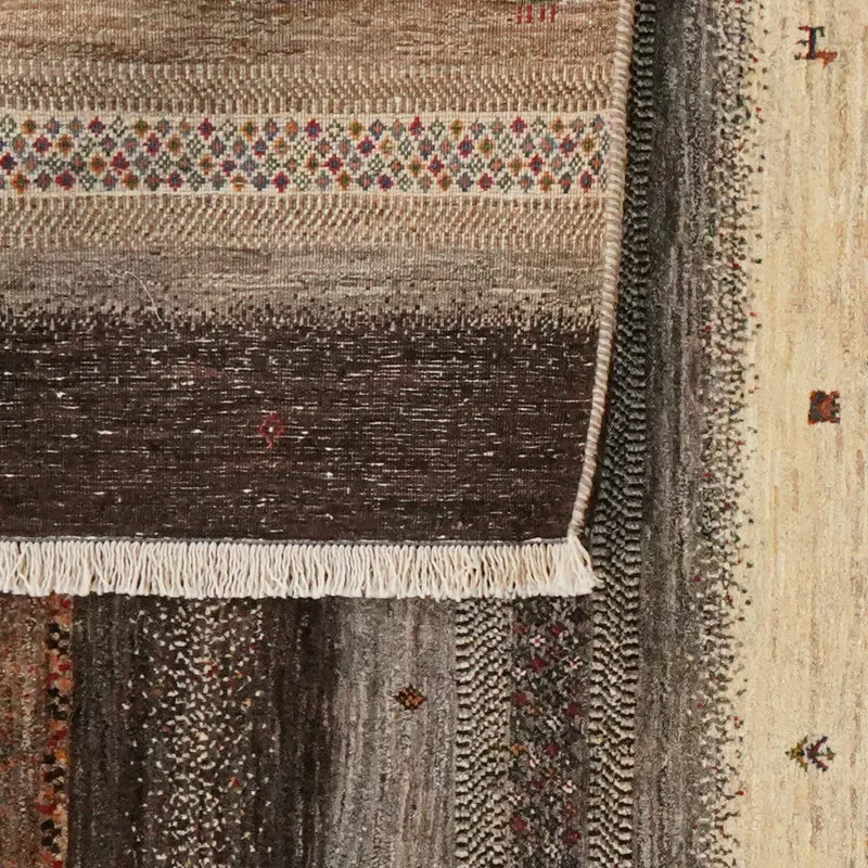 Rizbaf · Handgeknüpft – Braun, 295x204 cm