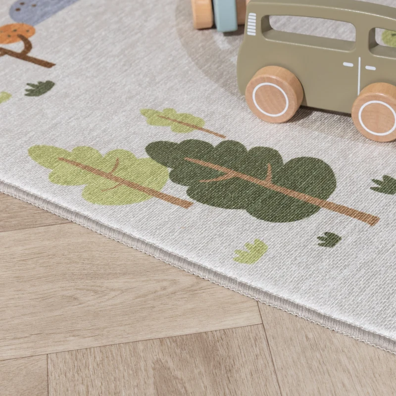 Auto Spielteppich - Rocky Ride Grau