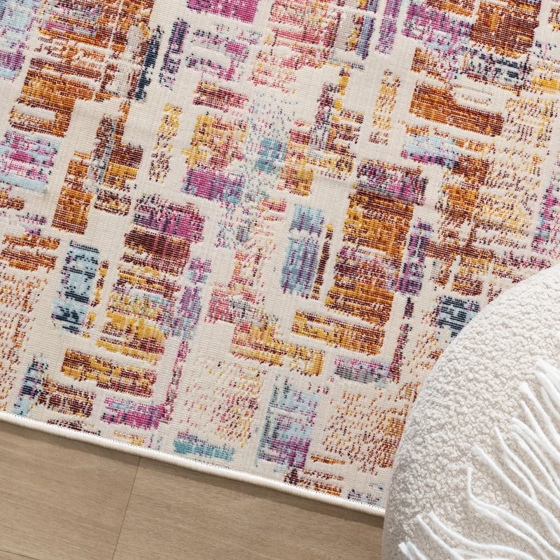 Boho Teppich - Joya Tiles Bunt