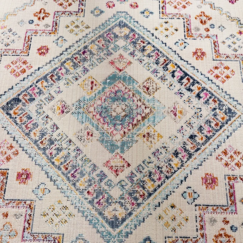 Boho Teppich - Joya Medaillon Bunt