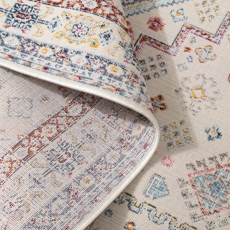 Boho Teppich - Joya Medaillon Bunt