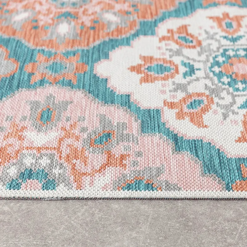 Outdoor Teppich Boho - Vedra Tile Blau