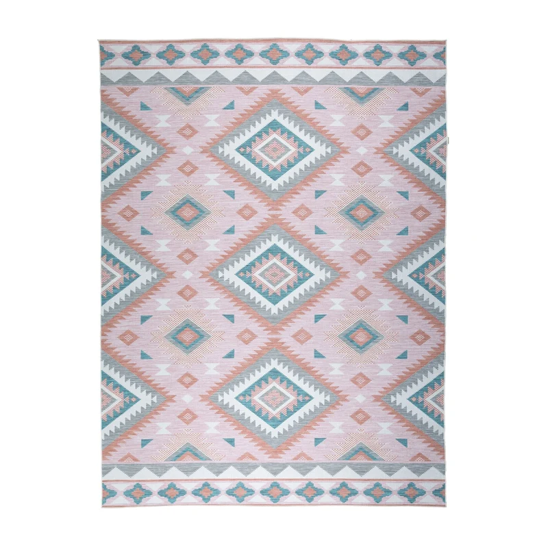 Outdoor Teppich Boho - Vedra Aztec Rosa