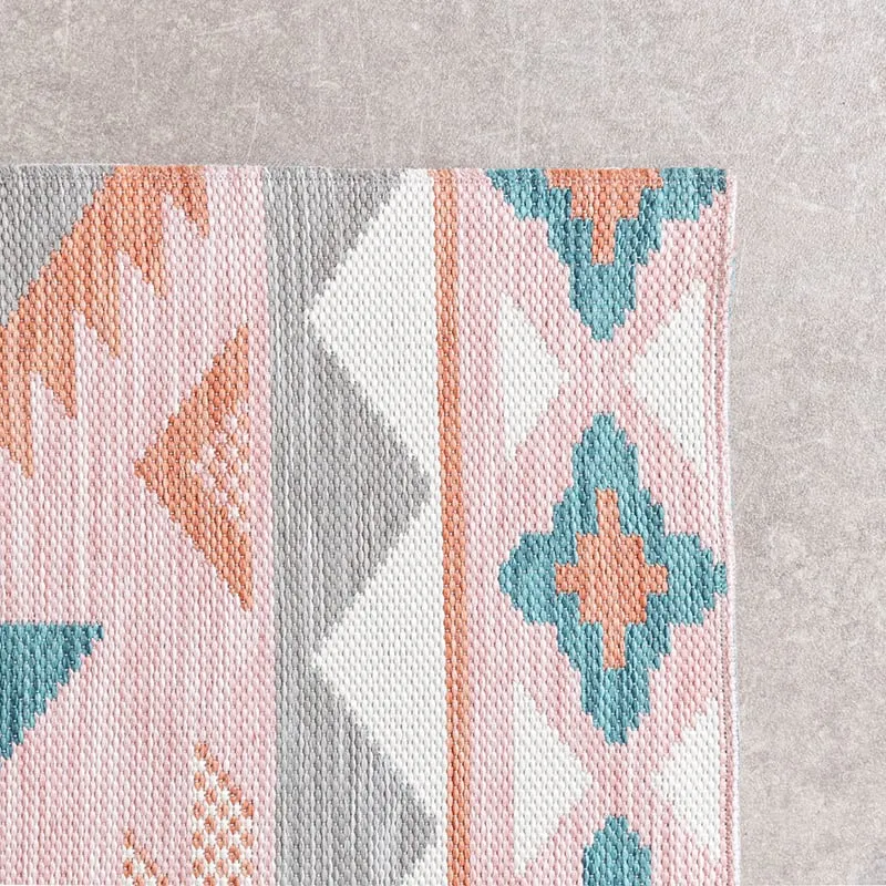 Outdoor Teppich Boho - Vedra Aztec Rosa