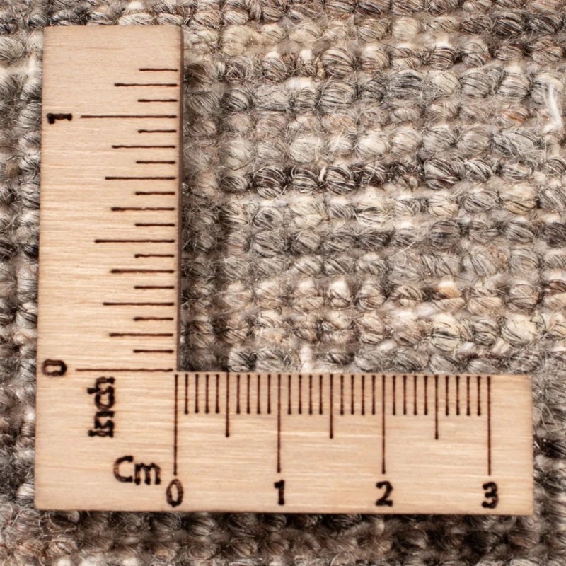 Berber Teppich 175x242cm - Wollteppich - dunkelbeige