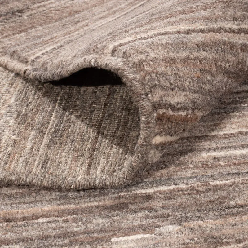 Berber Teppich 175x233cm - Wollteppich - dunkelbeige