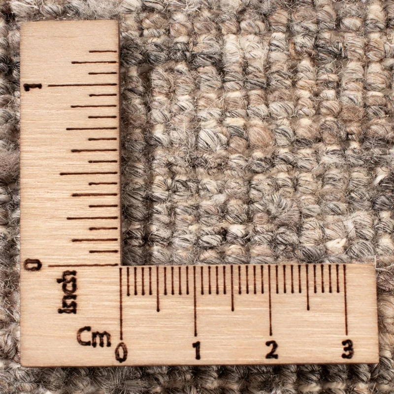 Berber Teppich 175x233cm - Wollteppich - dunkelbeige
