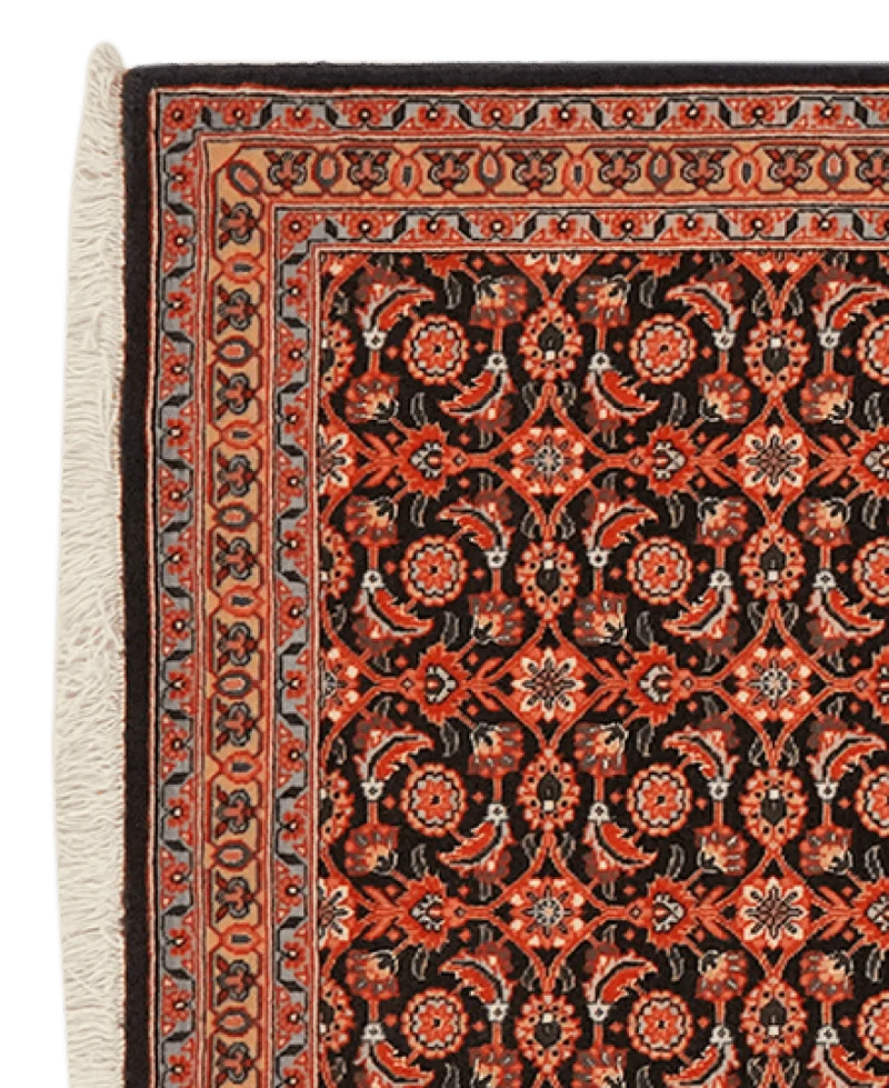 Tabriz 50 Raj · Handgeknüpft – Blau, 195x69 cm