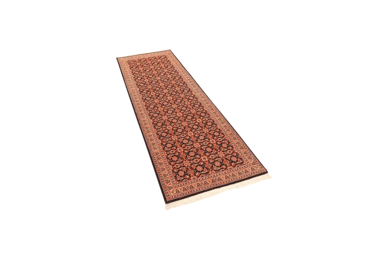 Tabriz 50 Raj · Handgeknüpft – Blau, 195x69 cm