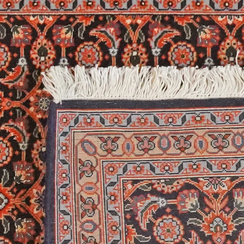Tabriz 50 Raj · Handgeknüpft – Blau, 195x69 cm