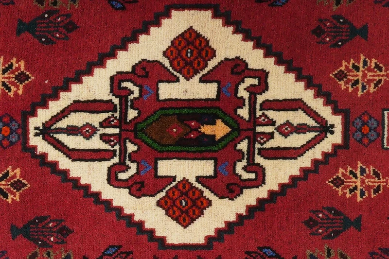 Gashgai · Handgeknüpft – Rot, 198x79 cm