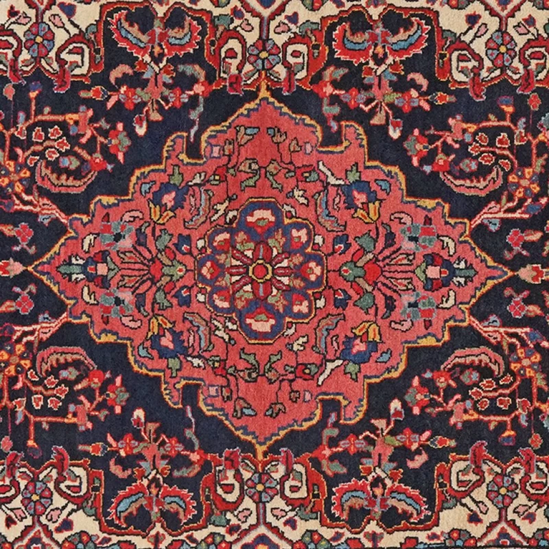 Mohadjeran · Handgeknüpft – Blau, 200x128 cm