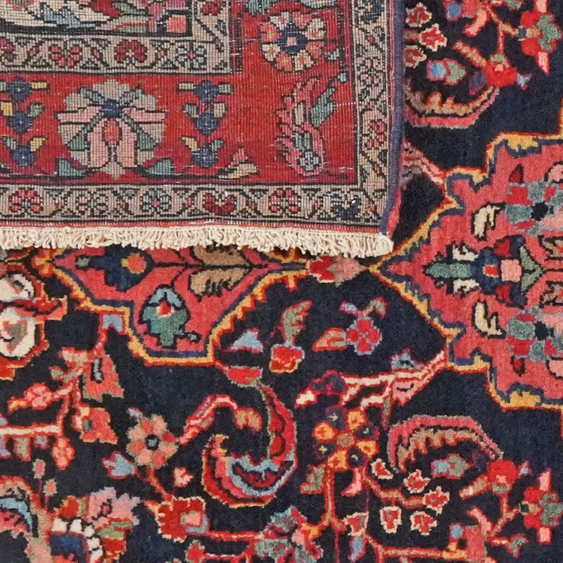Mohadjeran · Handgeknüpft – Blau, 200x128 cm