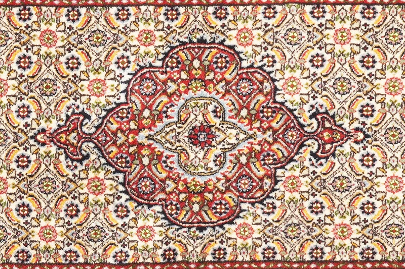 Moud Mahi · Handgeknüpft – Braun, 247x77 cm