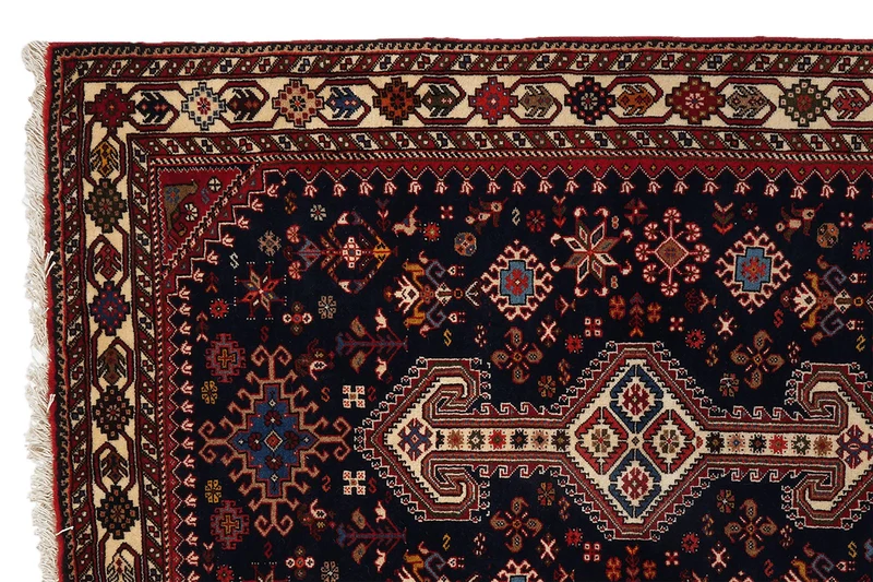 Nasrabad · Handgeknüpft – Blau, 150x102 cm