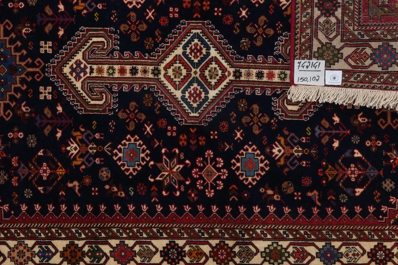 Nasrabad · Handgeknüpft – Blau, 150x102 cm