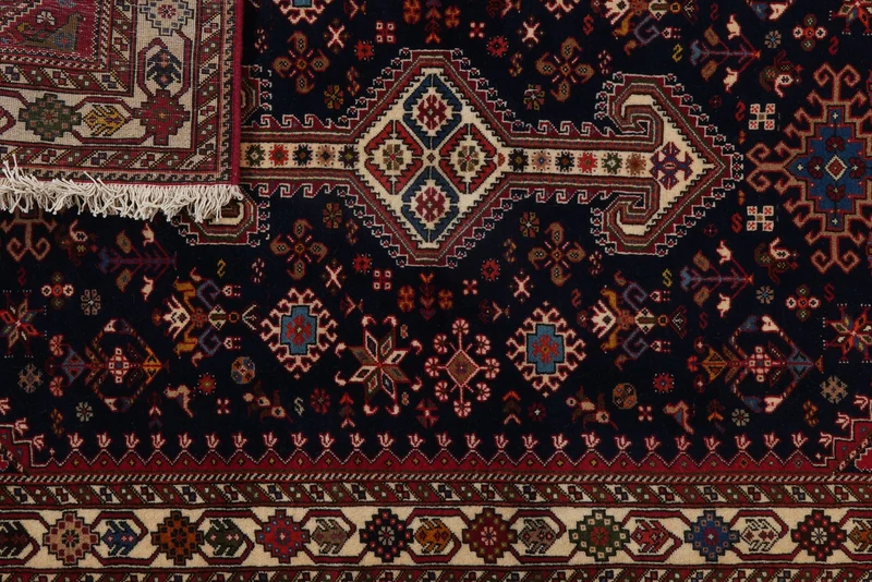 Nasrabad · Handgeknüpft – Blau, 150x102 cm