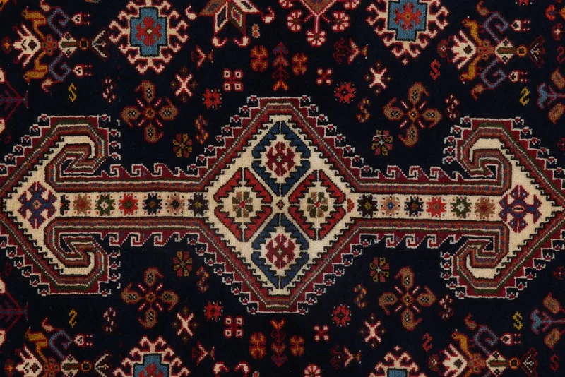Nasrabad · Handgeknüpft – Blau, 150x102 cm
