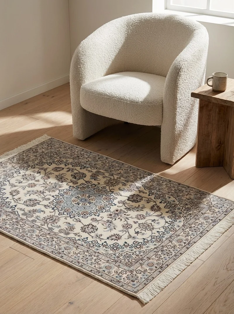 Nain 6La · Handgeknüpft – Beige, 146x98 cm