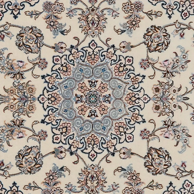 Nain 6La · Handgeknüpft – Beige, 146x98 cm