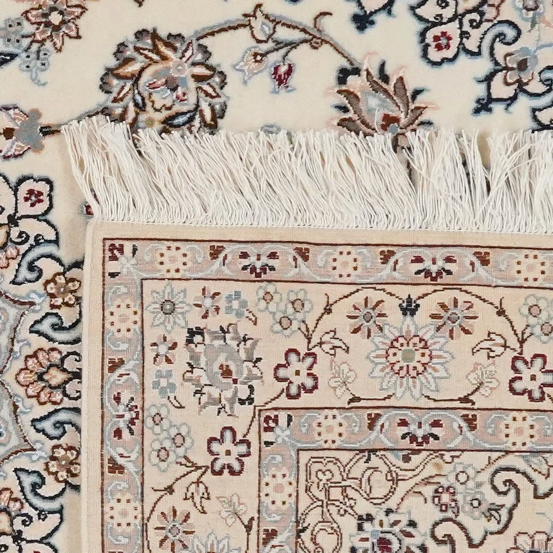 Nain 6La · Handgeknüpft – Beige, 146x98 cm