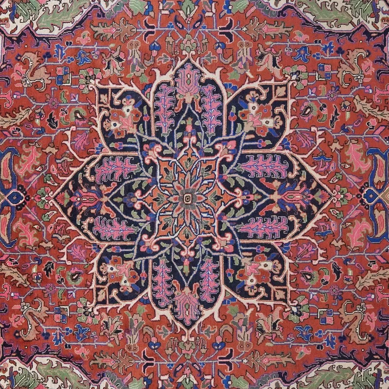 Heriz · Handgeknüpft – Rot, 410x298 cm
