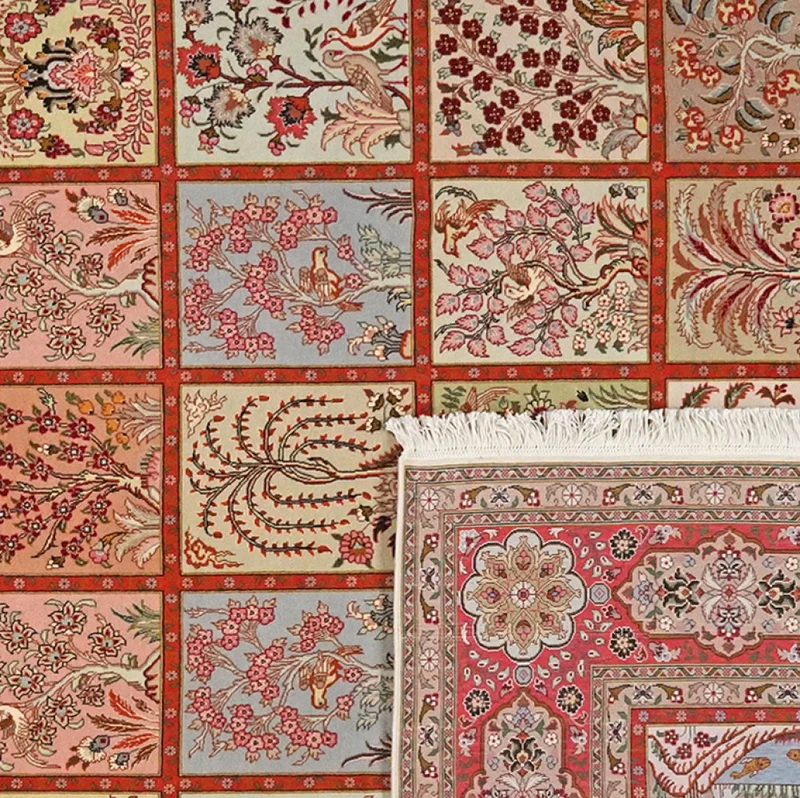 Tabriz 50 Raj · Handgeknüpft – Bunt, 299x200 cm