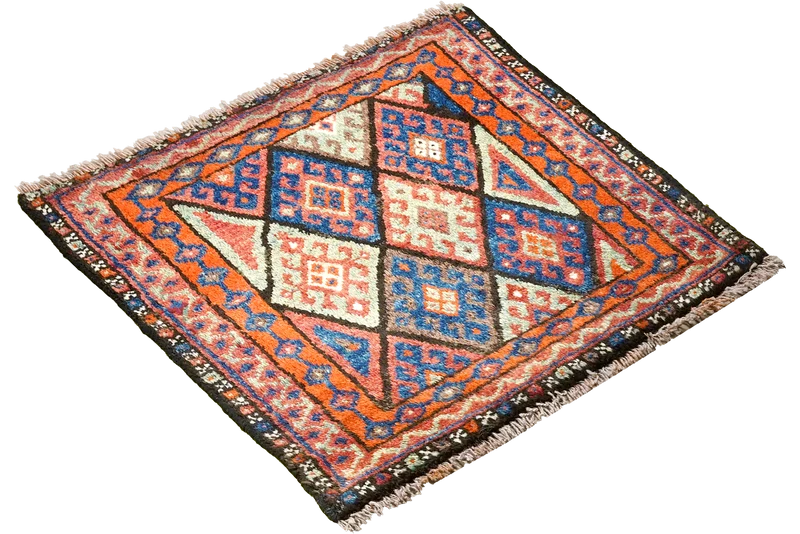 Gashgai · Handgeknüpft – Bunt, 67x66 cm