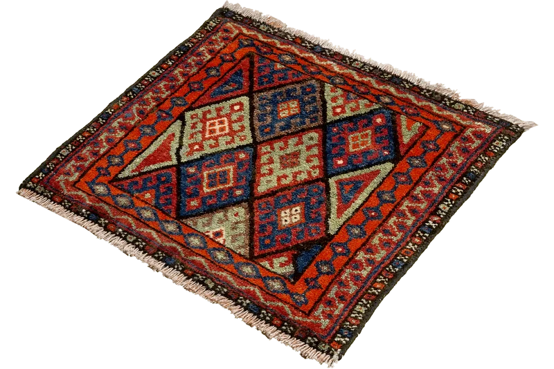 Gashgai · Handgeknüpft – Bunt, 67x66 cm