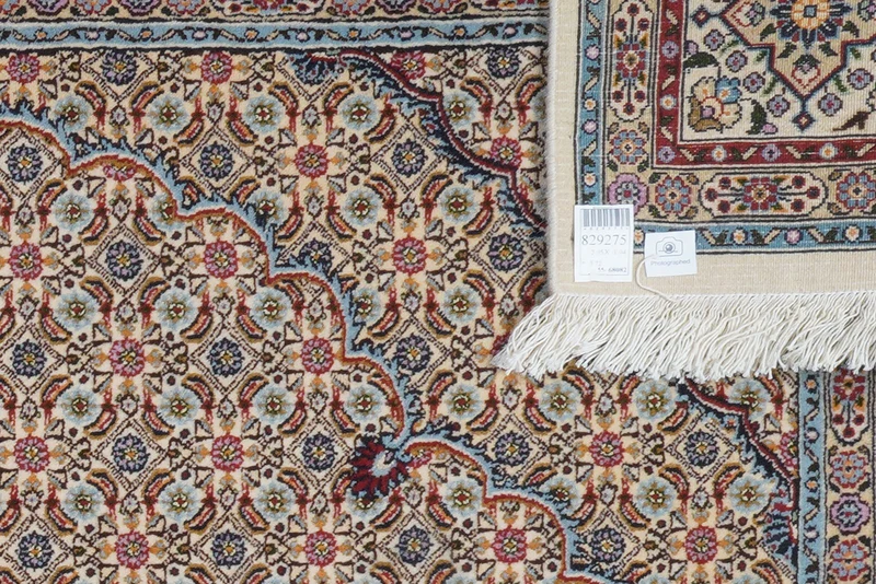 Moud Mahi · Handgeknüpft – Beige, 295x194 cm