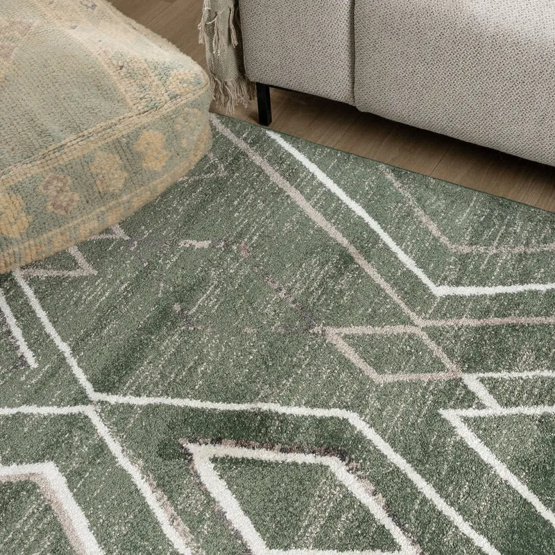 Berberteppich - Blend Diamond Grün