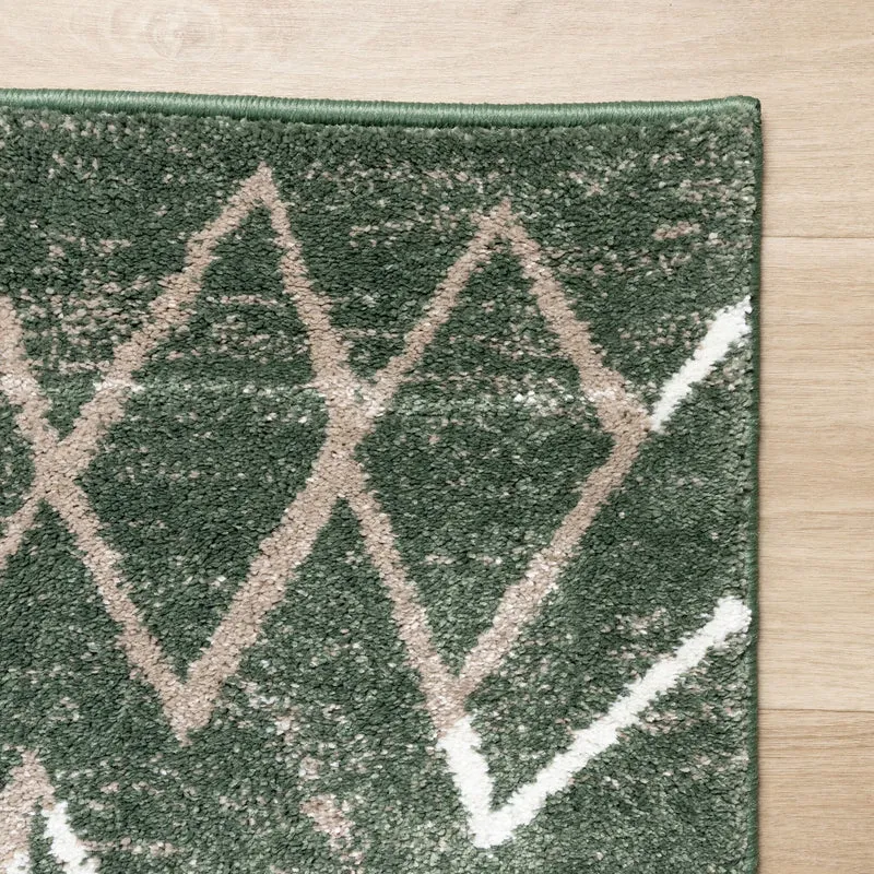 Berberteppich - Blend Diamond Grün