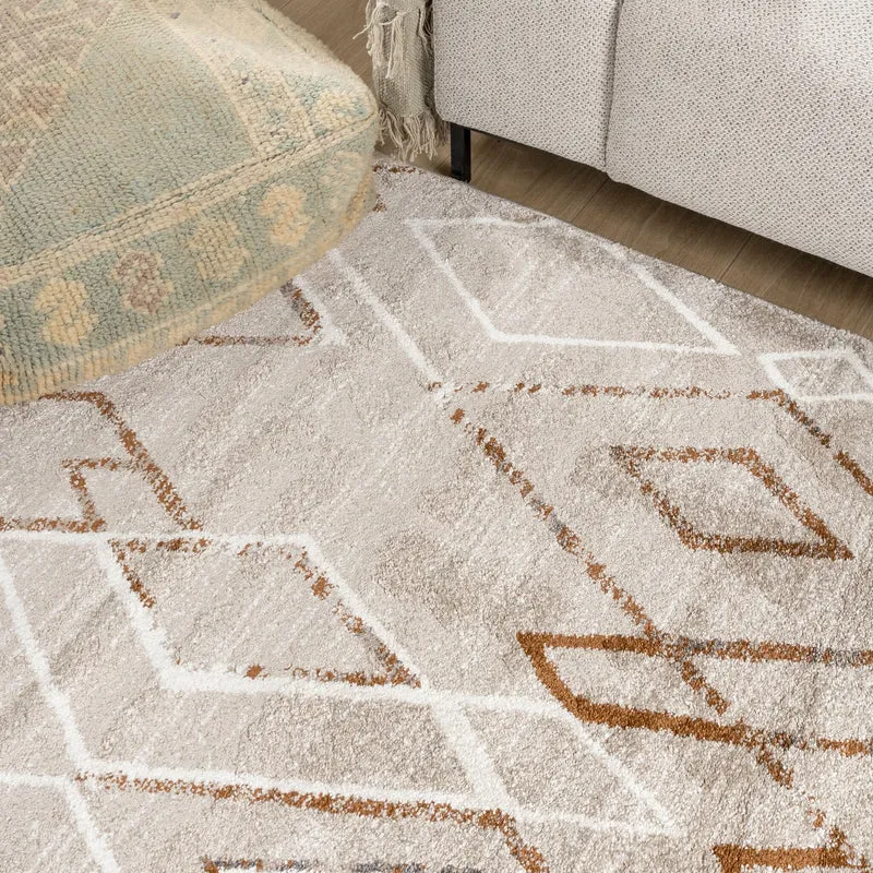 Berberteppich - Blend Diamond Beige