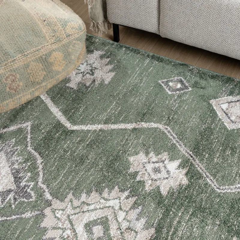 Berberteppich - Blend Aztec Grün