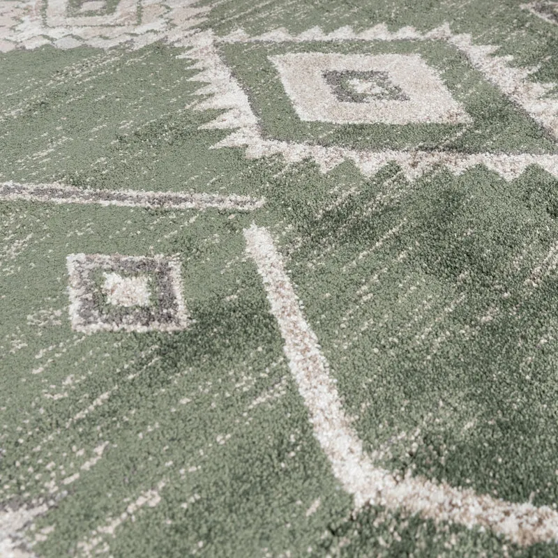 Berberteppich - Blend Aztec Grün