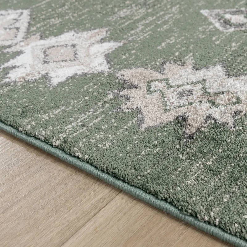 Berberteppich - Blend Aztec Grün